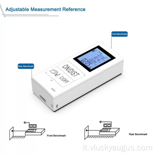 Misuratore di distanza di ricarica USB Home Misurazione multipla